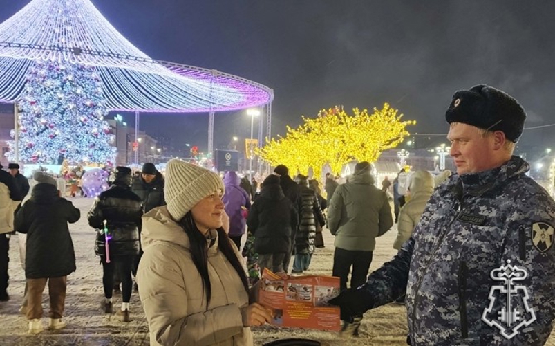 В Туле проходит акция Росгвардии «Безопасный Новый год»