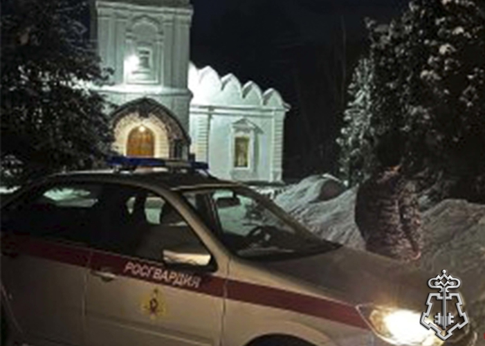 Тульские росгвардейцы обеспечили правопорядок во время празднования Крещения Господня