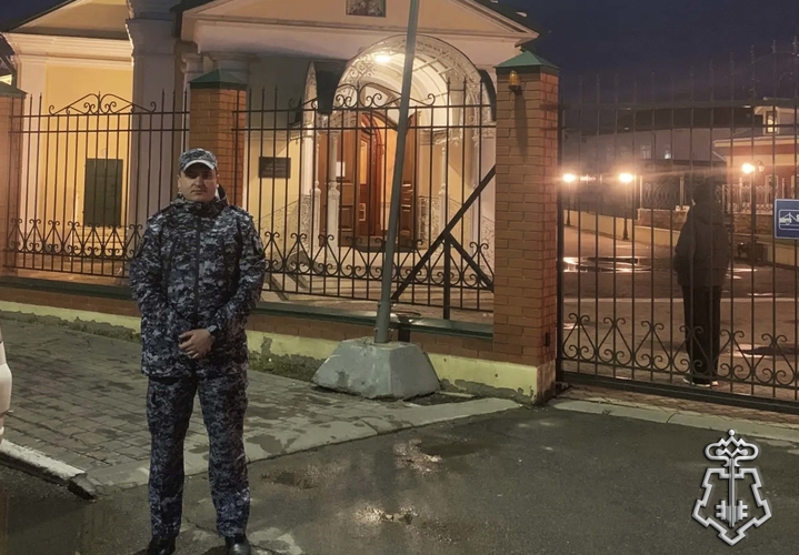 Росгвардейцы обеспечили безопасность во время празднования Пасхи в Туле