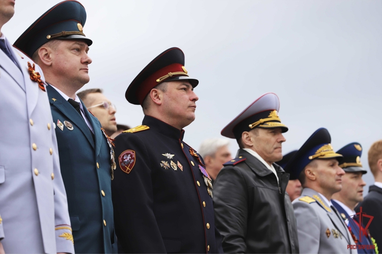 Росгвардейцы приняли участие в Параде Победы в Туле