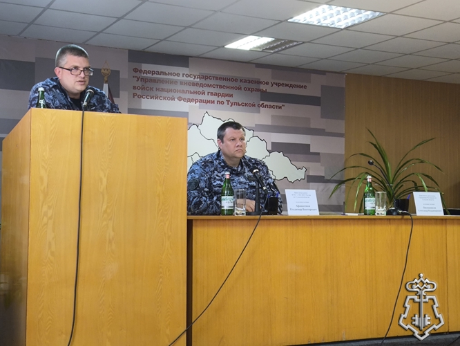 В Управлении вневедомственной охраны по Тульской области подвели итоги первого полугодия 2026 года